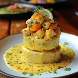 Causa rellena con pollo