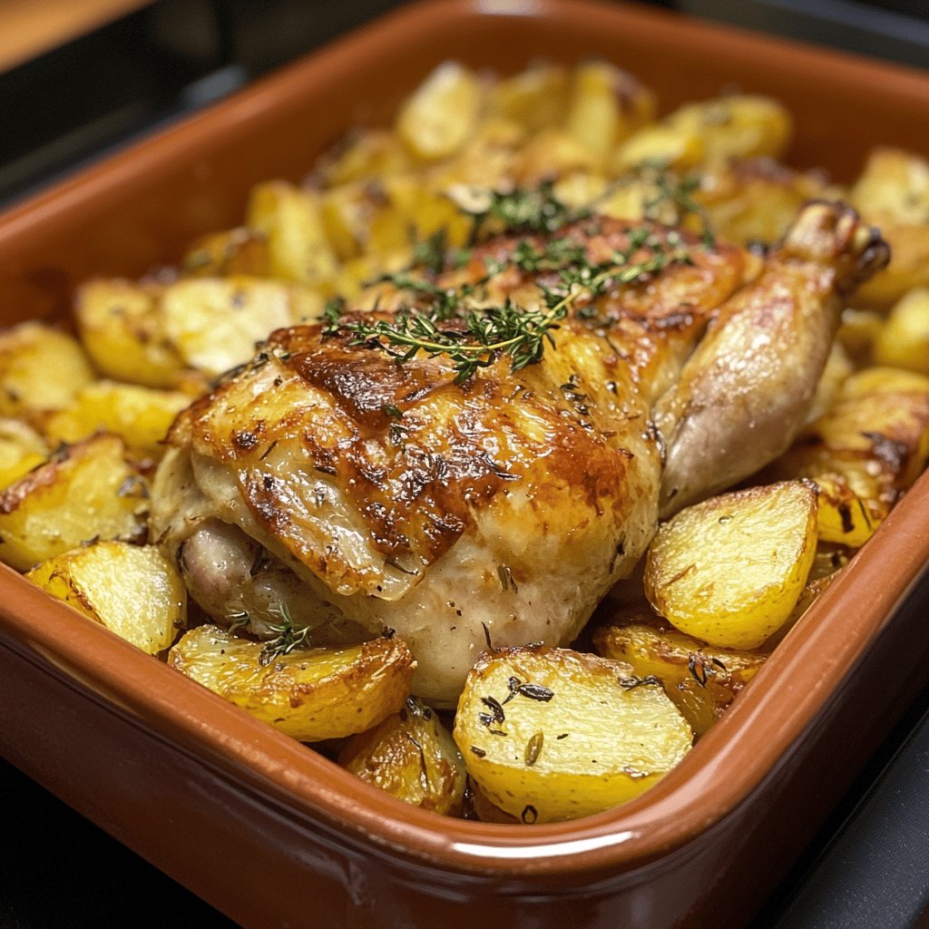 Caballa al Horno con Patatas