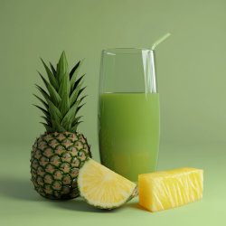 Jugo verde con piña