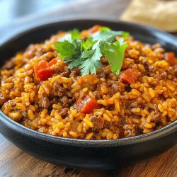 Arroz con Carne Molida