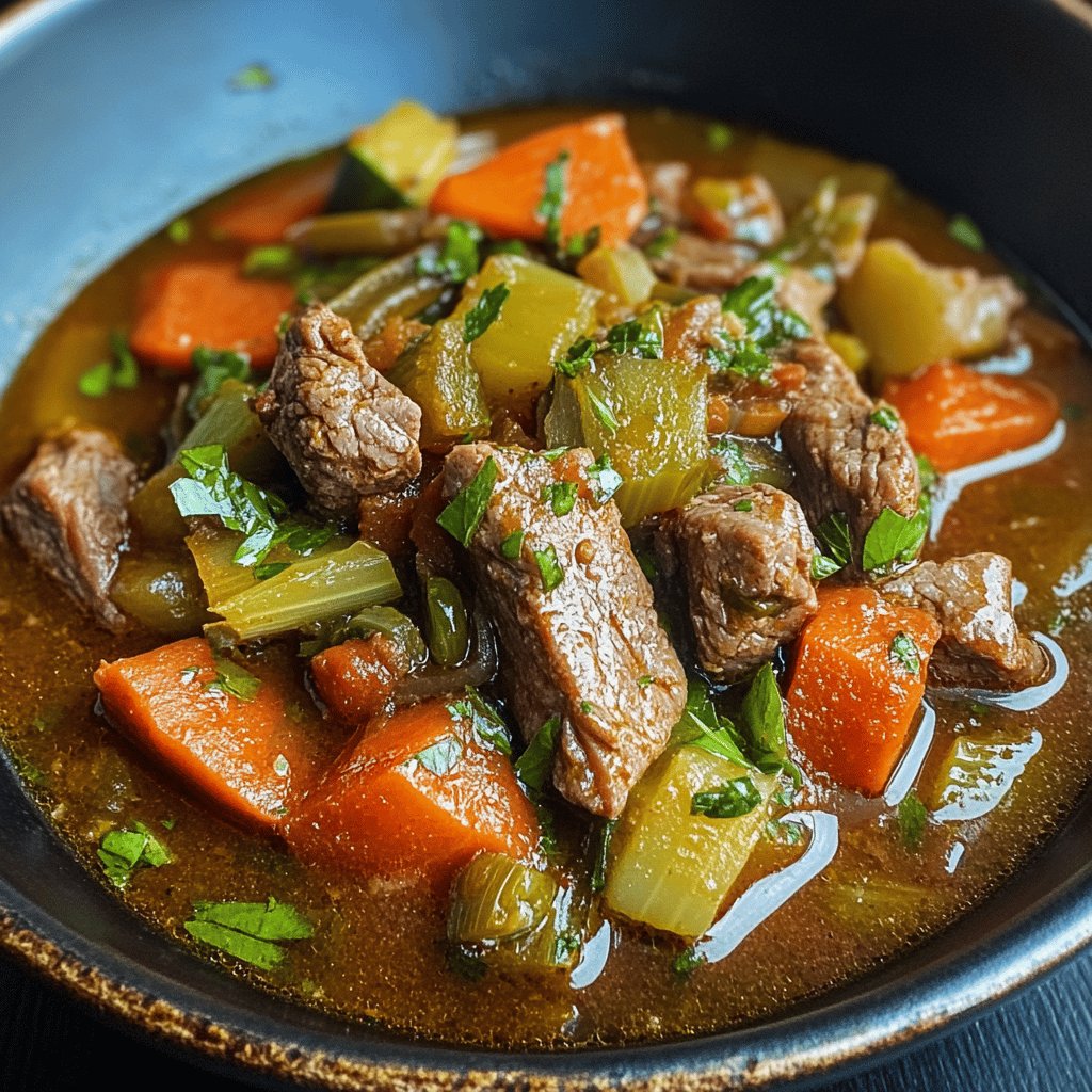 Carne molida con verduras