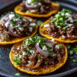 Tostadas de pata de res