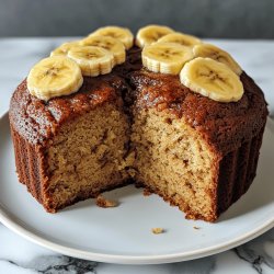 Receta de Torta de banano casera