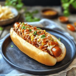 Receta de Hot Dog Americano