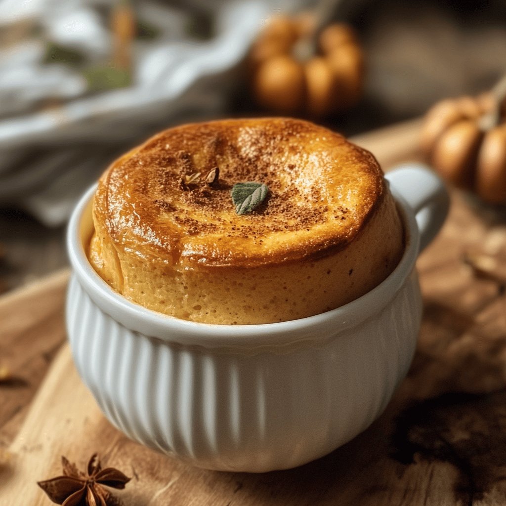 Soufflé de calabaza fácil