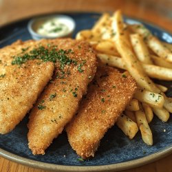 Filetes empanados en freidora de aire