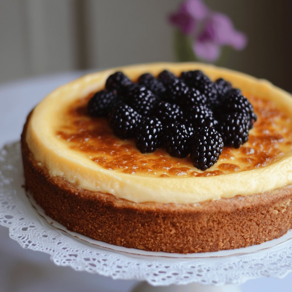 Tarta de queso sin nata