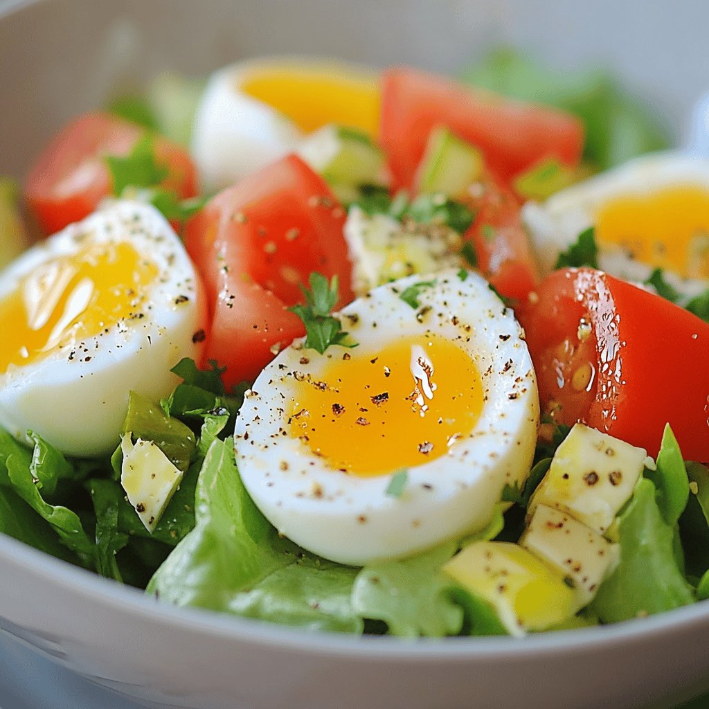 Receta de Ensalada de huevo duro