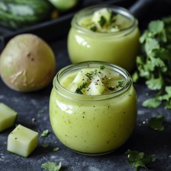 Receta de Crema de chayote y cilantro