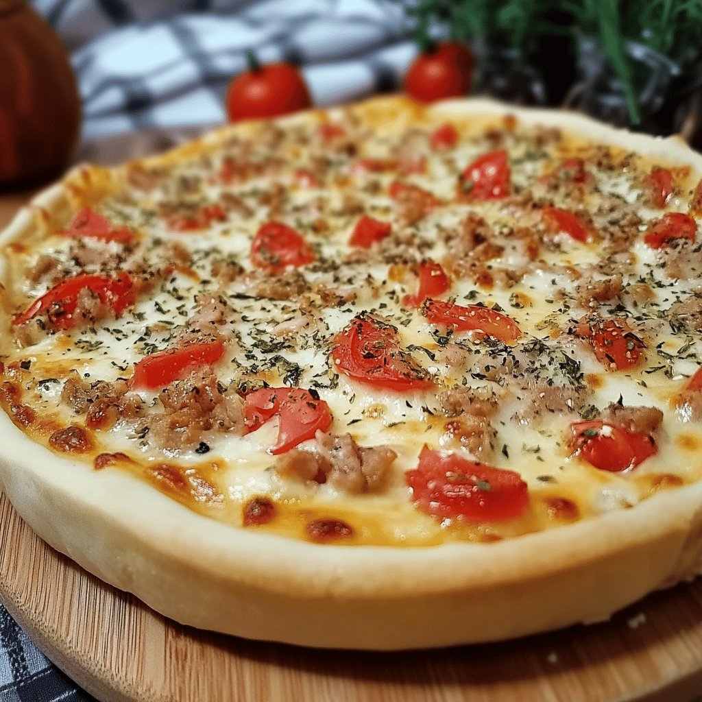 Receta de Pizza Americana