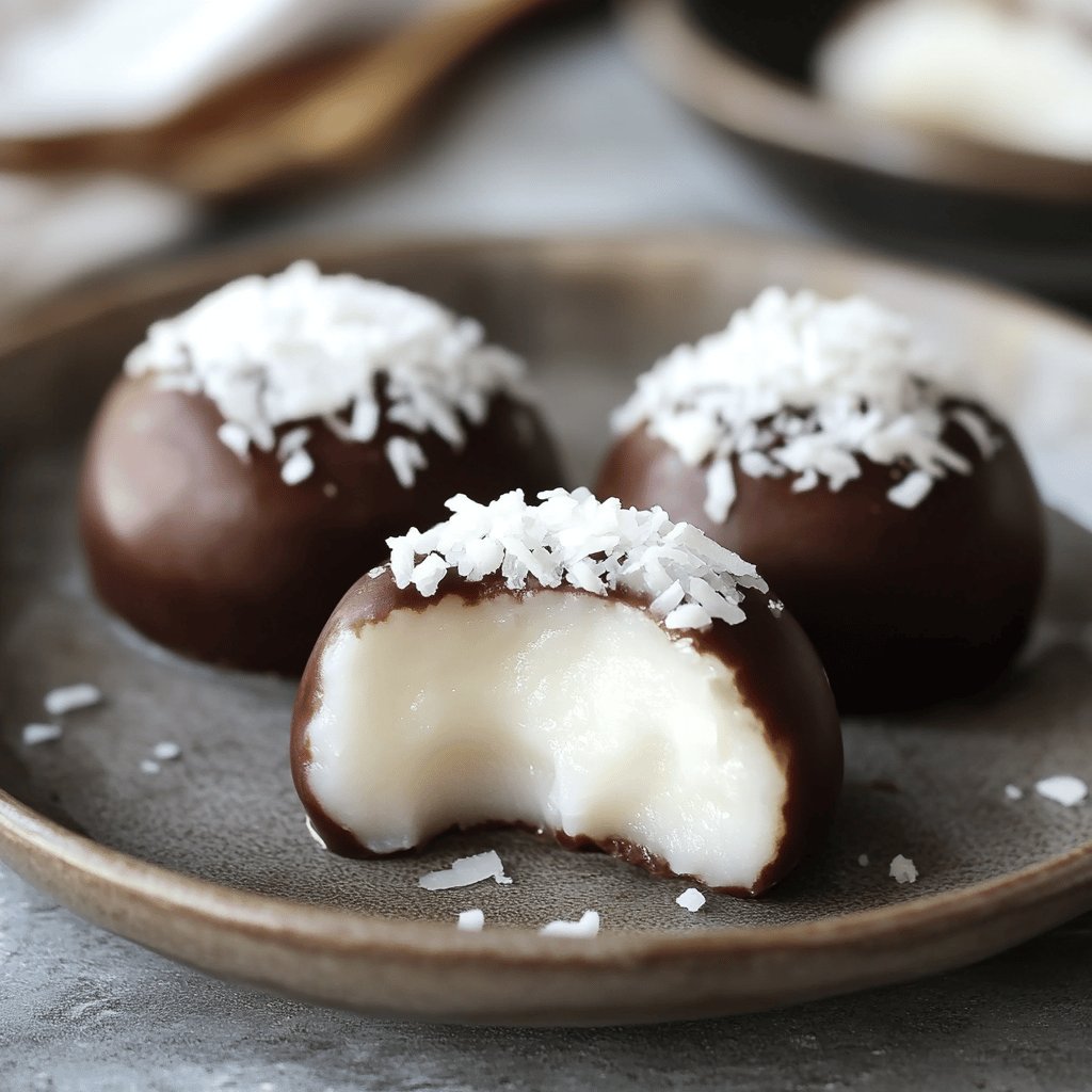 Mochis de coco - Receta FÁCIL