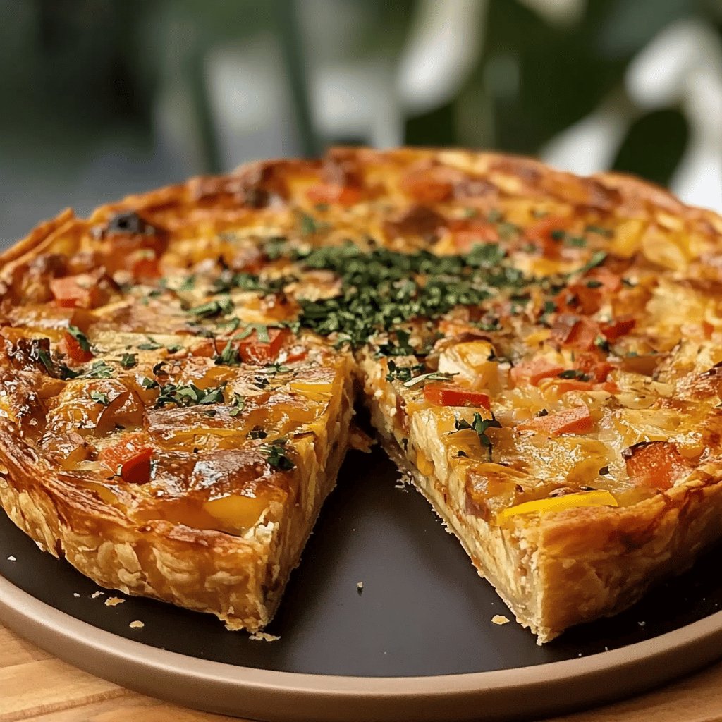 Receta de Quiche de Puerros