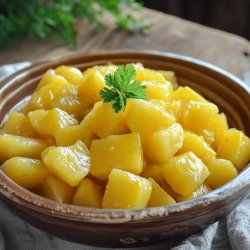 Mazamorra de piña - Receta FÁCIL