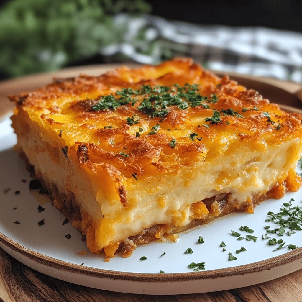 Receta de Pastel de papa argentino