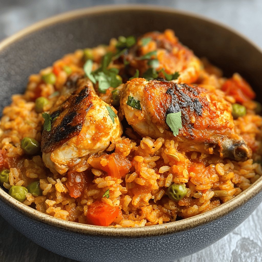 Arroz con pollo colombiano