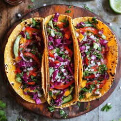 Tacos De Jamaica - ¡Receta FÁCIL y VEGETARIANA!