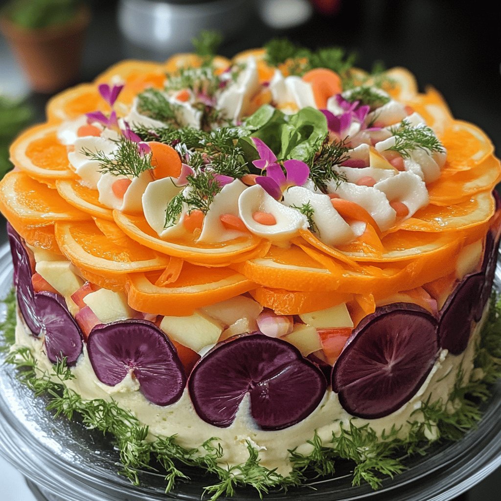 Torta de zanahoria en licuadora