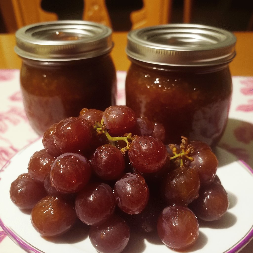 Receta de Mermelada de uvas