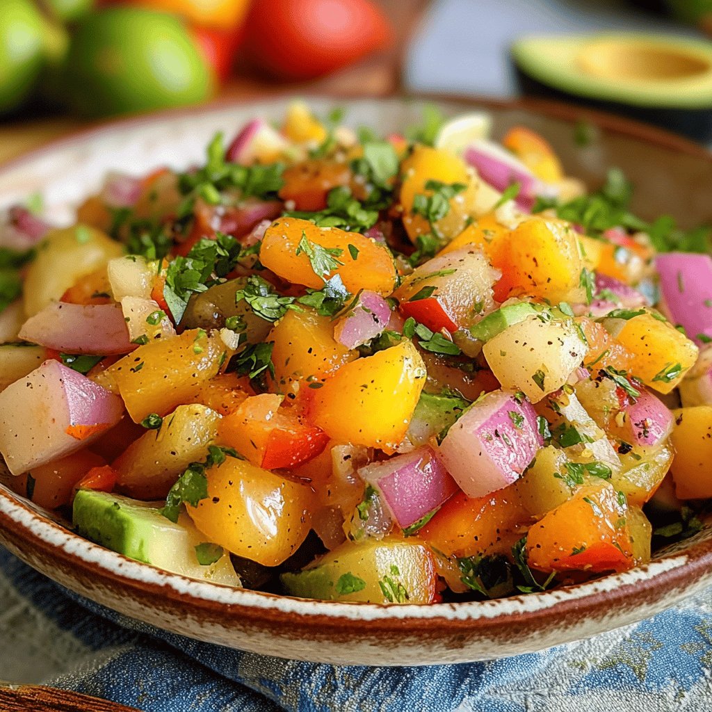 Receta de Ensalada agridulce colombiana