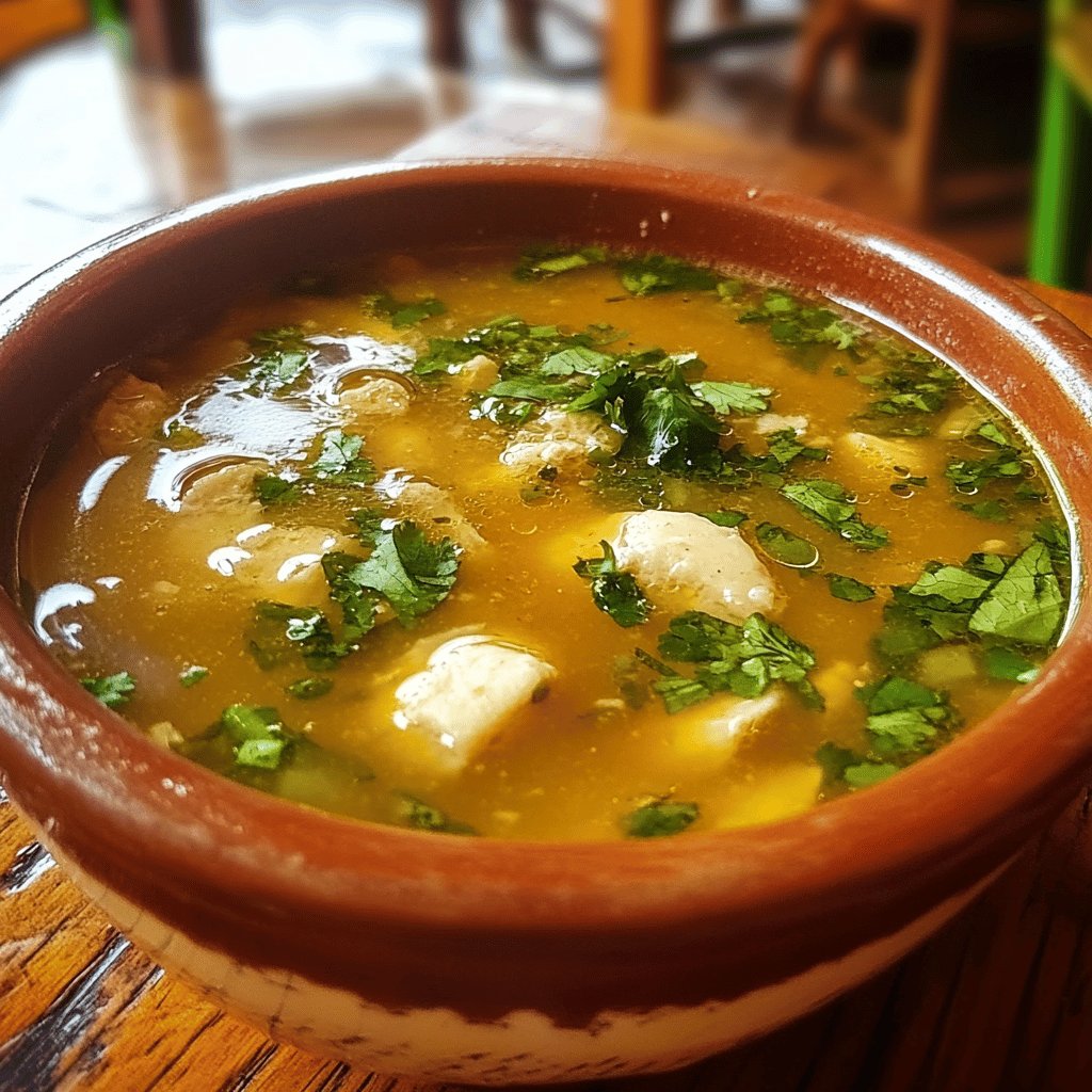 Sopa de Lima Yucateca