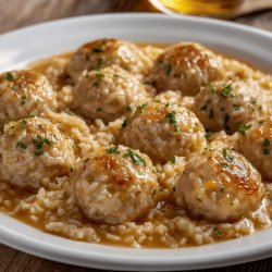 Albóndigas con arroz fácil y rápido