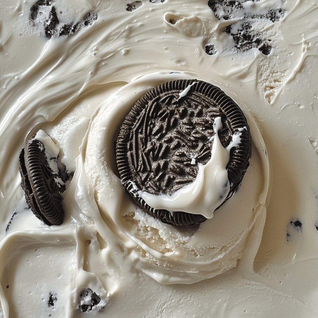 Helado de Oreo casero