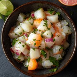 Receta de Ceviche de tollo peruano