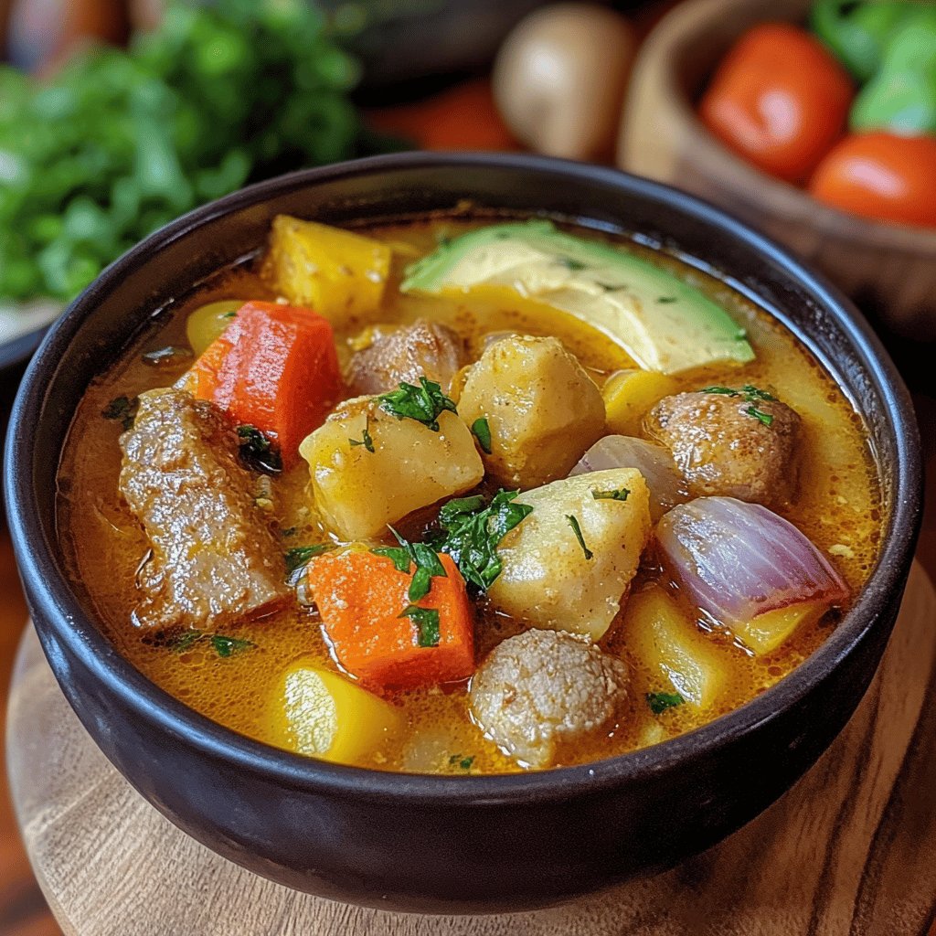 Sopa Fuchifú al Estilo Peruano