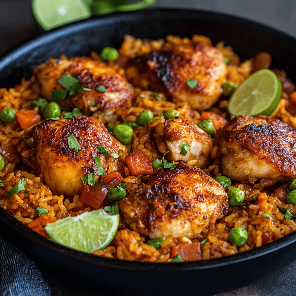 Arroz con pollo panameño