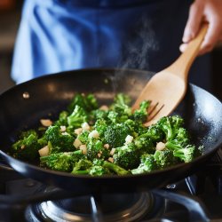 Brócoli salteado con ajo