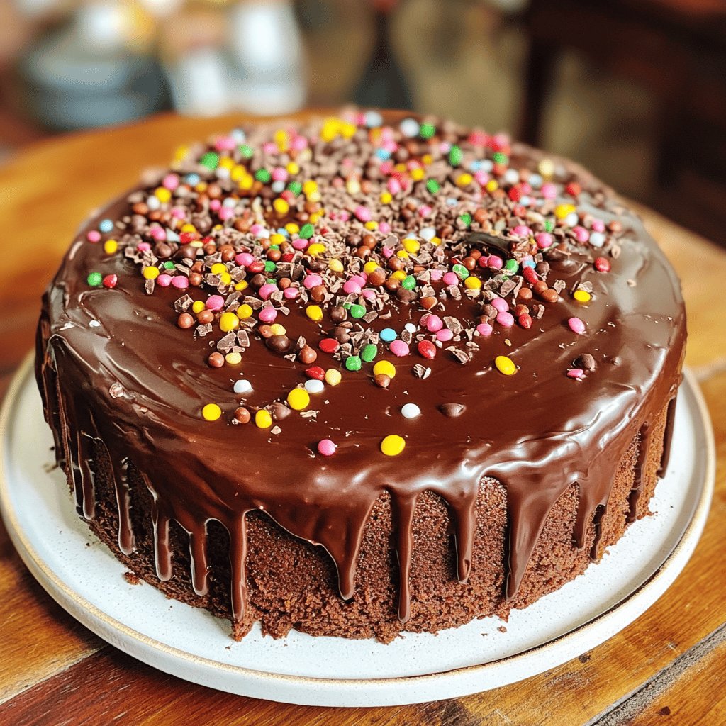 Torta de chocolate fácil