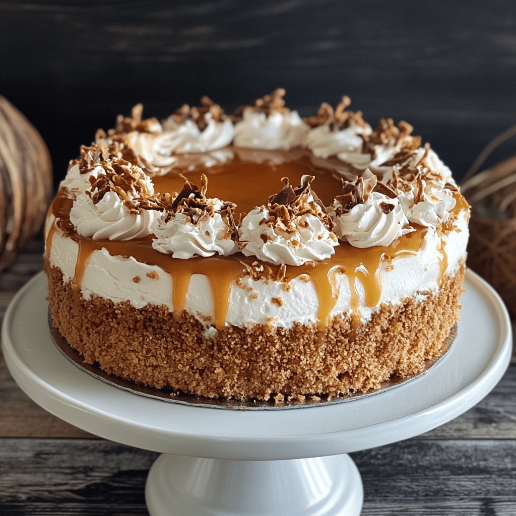 Tarta de coco y dulce de leche