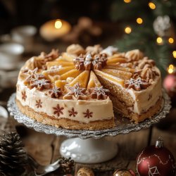 Torta de Navidad sencilla