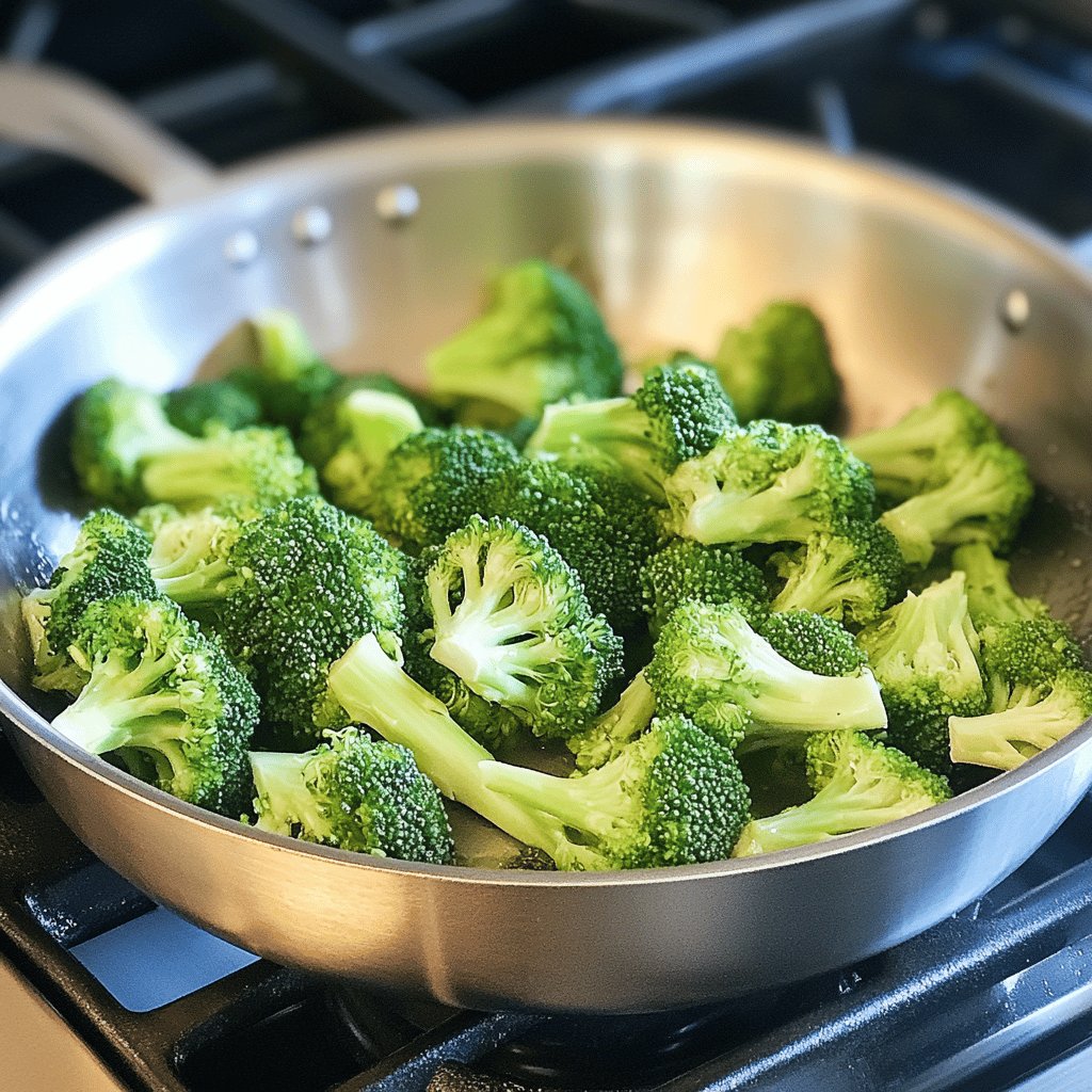 Brócoli al horno sin hervir