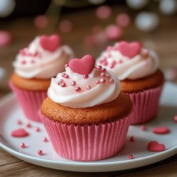 Receta de Cupcakes para San Valentín