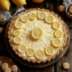 Pie de limón peruano con galletas