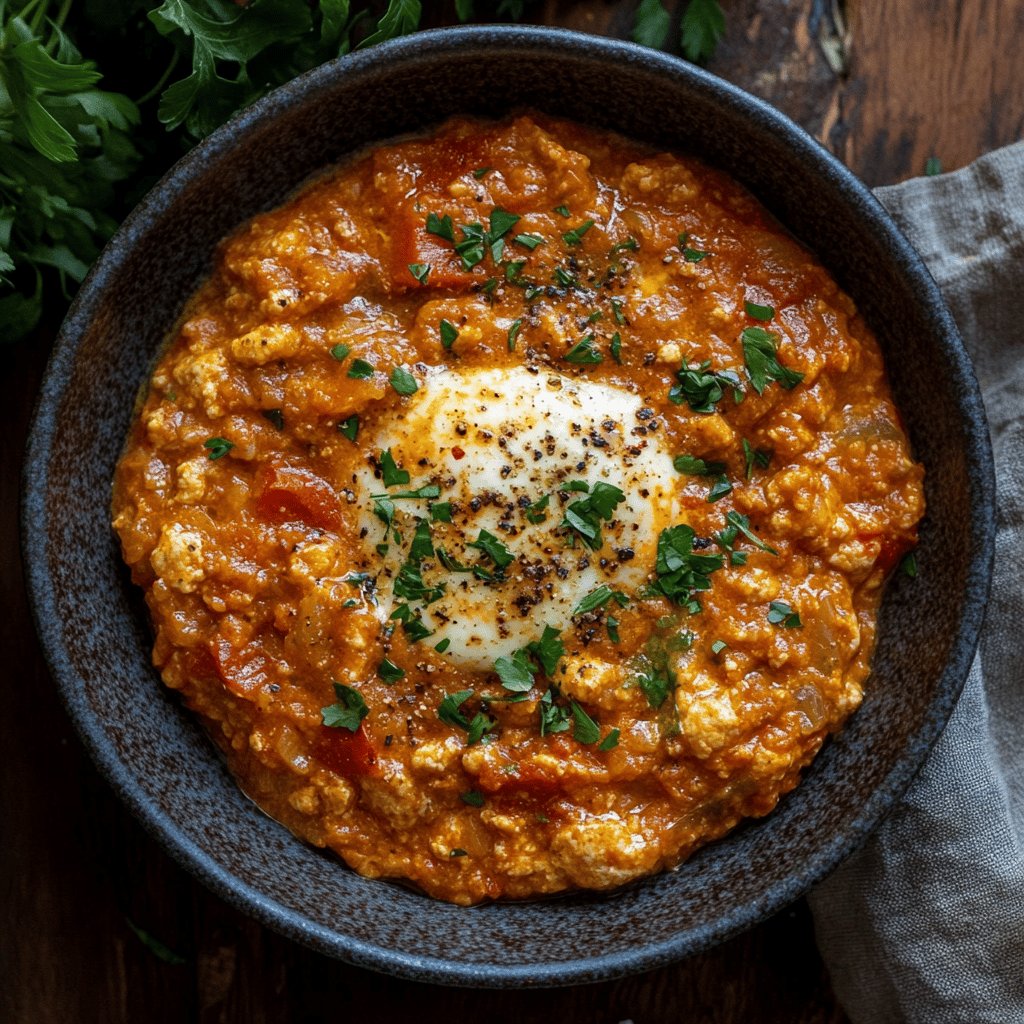 Menemen turco - Receta