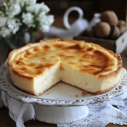 Tarta de queso y leche condensada