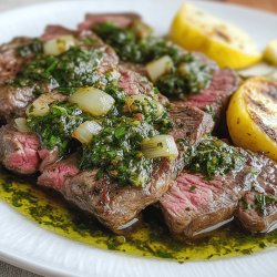 Bistec en salsa verde - Receta FÁCIL y RÁPIDA