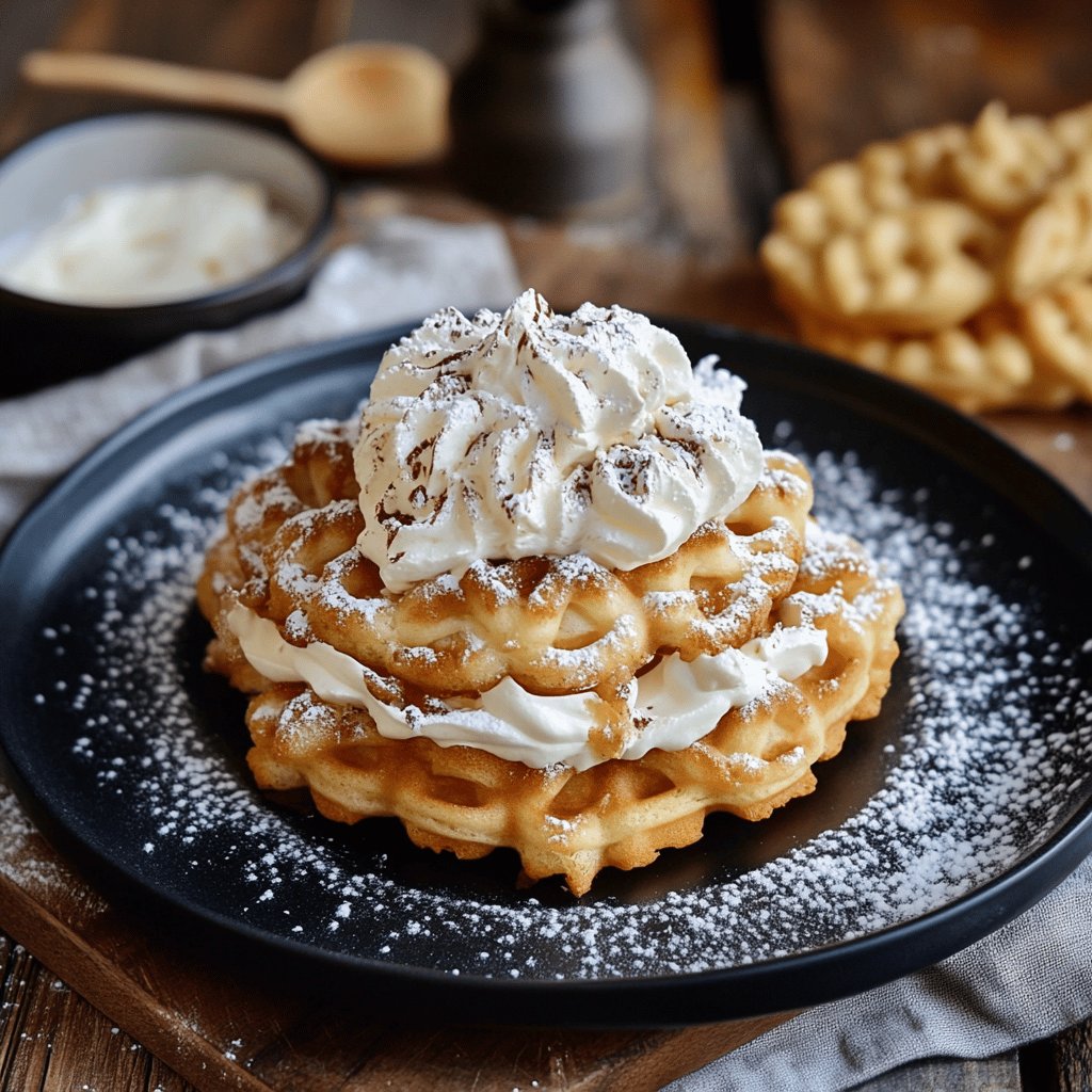 Receta de Funnel Cake