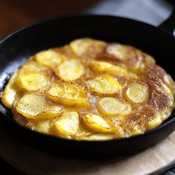 Tortilla de patatas en freidora de aire