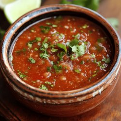 Receta de Salsa roja mexicana