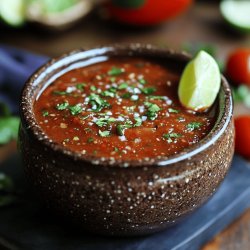 Receta de Salsa roja mexicana