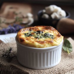 Soufflé de espinacas fácil y rápido