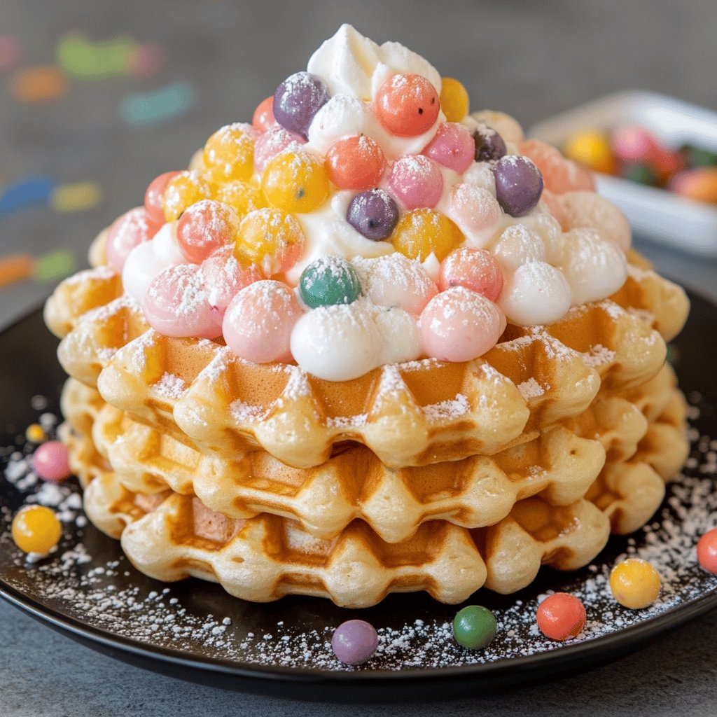 Receta de Bubble waffle original