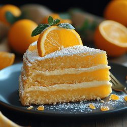 Torta de naranja en licuadora