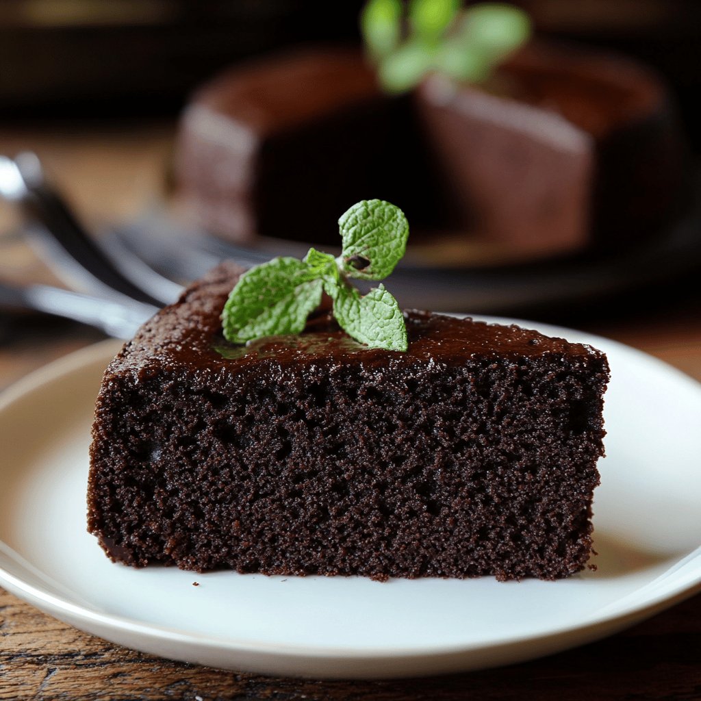 Torta de chocolate húmeda
