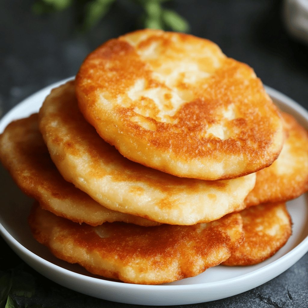 Tortas fritas sin levadura