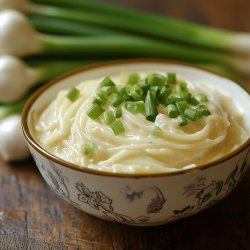 Crema de verdeo para pastas y carnes