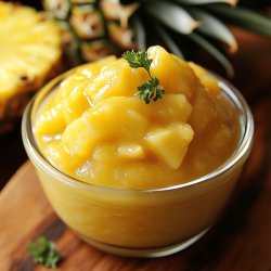 Salsa de piña casera